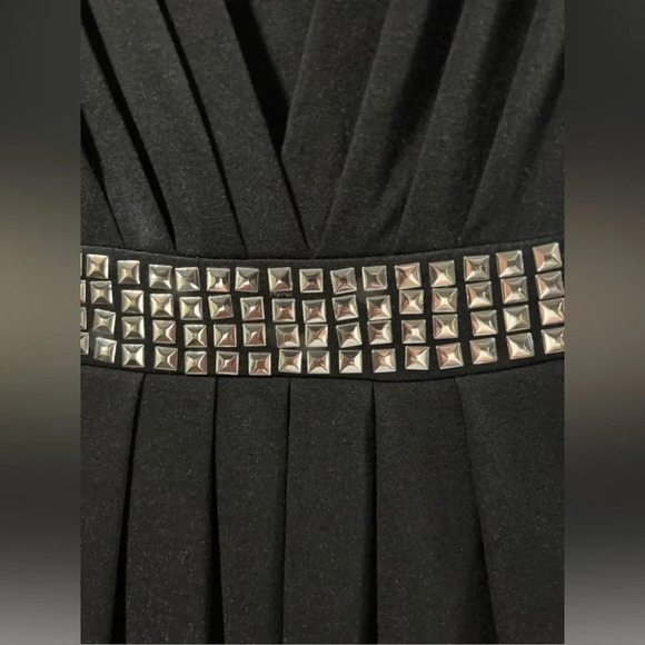 NWT Eva Franco Sample Dress with studded Faux belt sz 0 Anthropologie - Picture 3 of 5